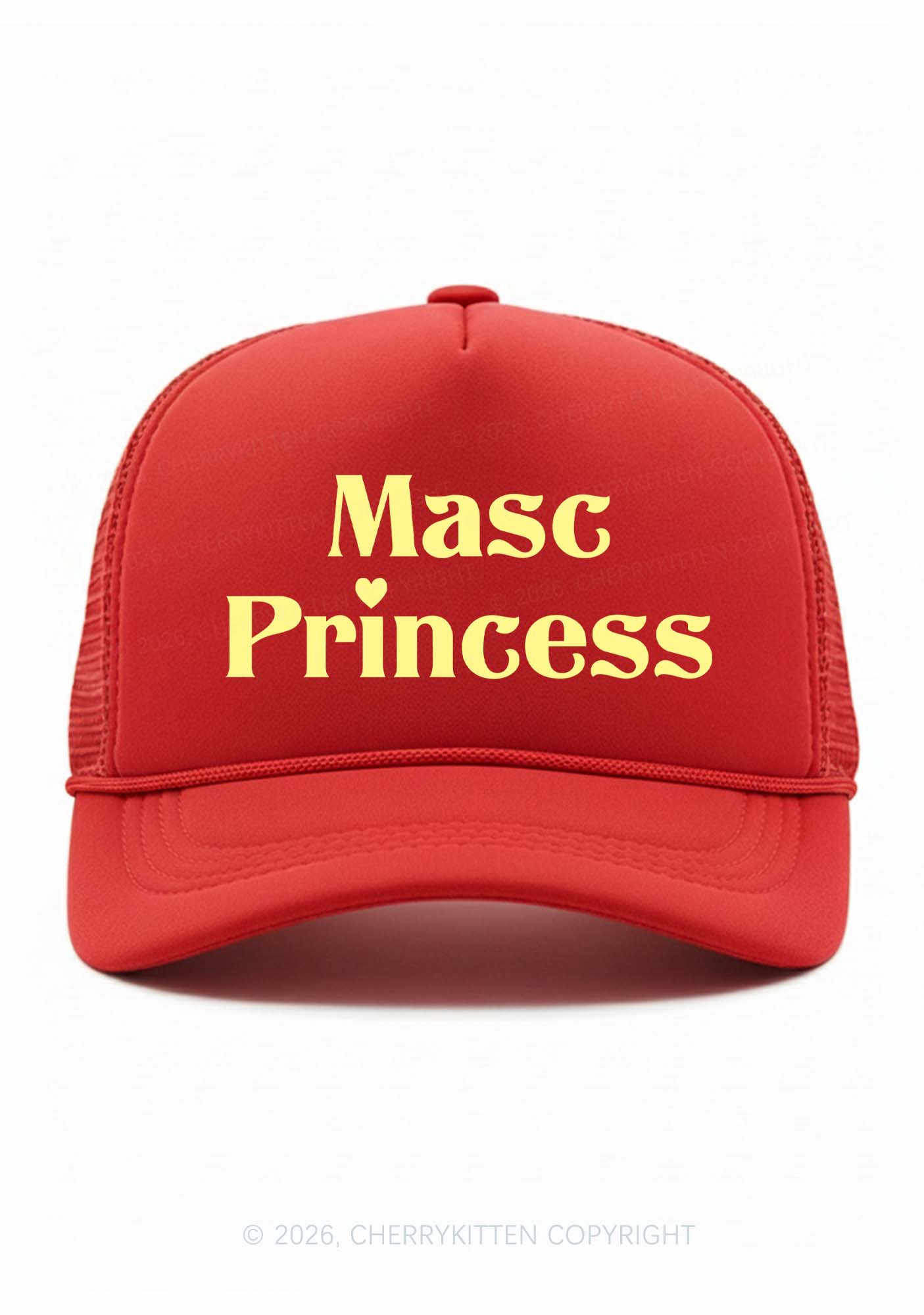 Masc Princess Pride Y2K Trucker Hat Cherrykitten