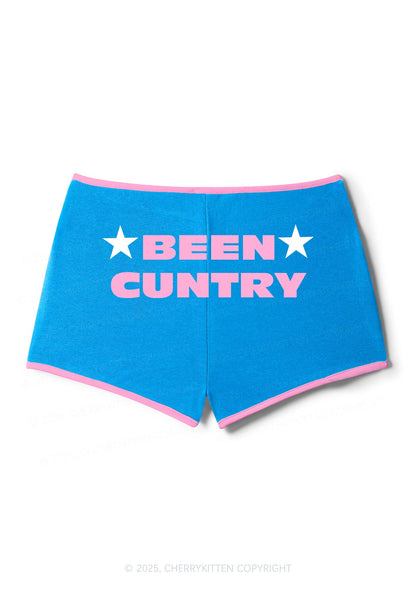 Been Cuntry Y2K Contrast Mini Shorts Cherrykitten
