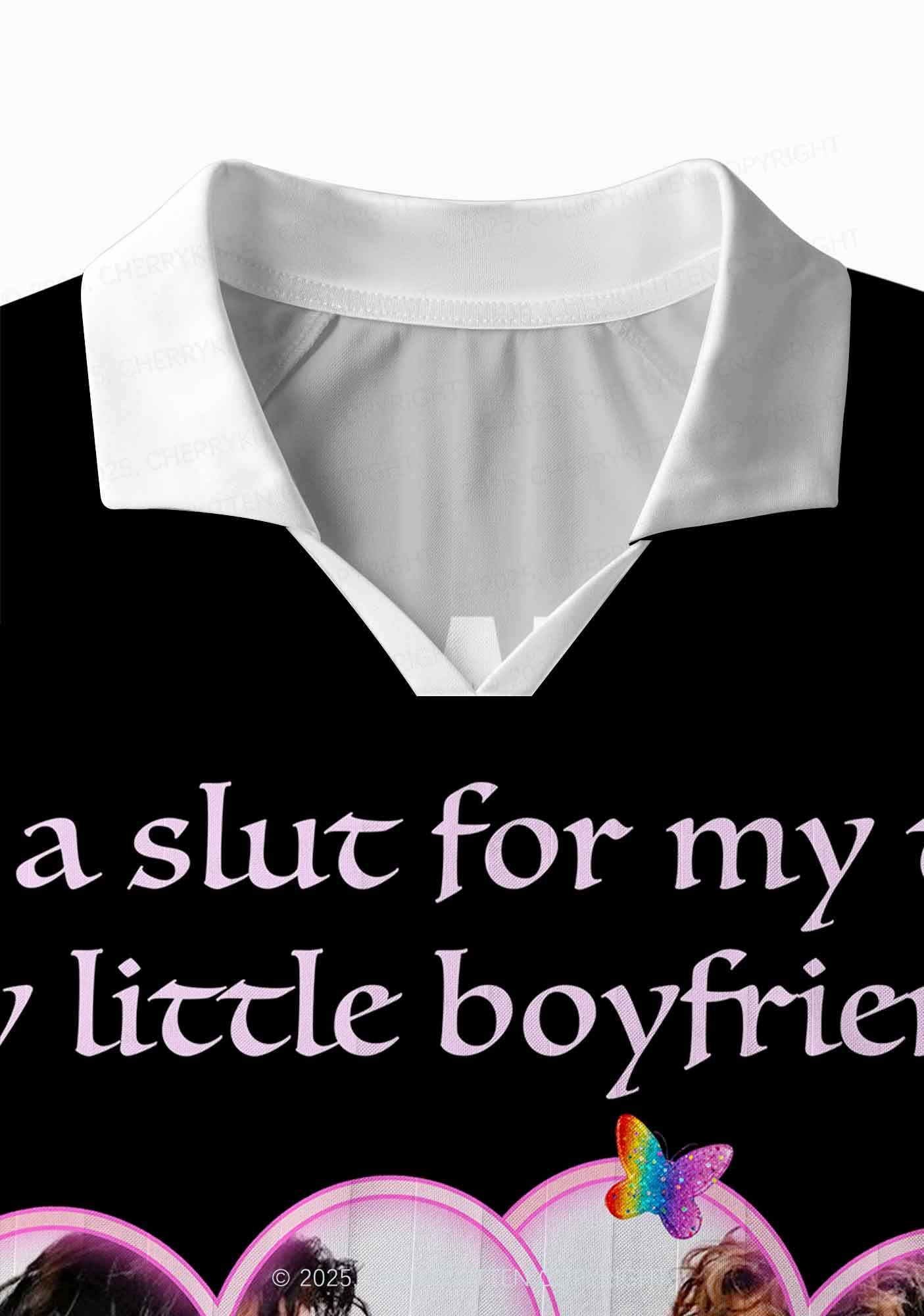 Black Slxt For My Gay BF HR Y2K Long Sleeve Sport Jersey Shirts Cherrykitten