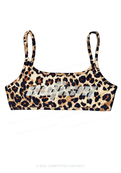 Rhinestone Autism Y2K Super Crop Cami Cherrykitten