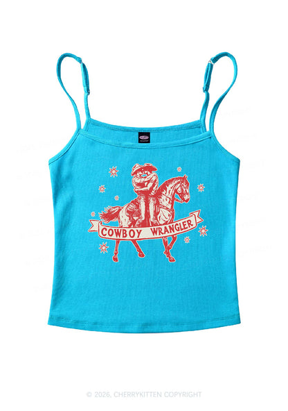 Cowboy Wrangler Pride Y2K Spaghetti Strap Cami Cherrykitten