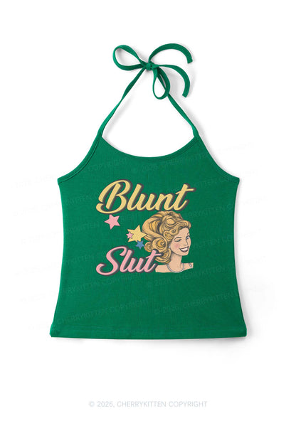 Blunt Slxt Y2K Halter Neck Cami Cherrykitten