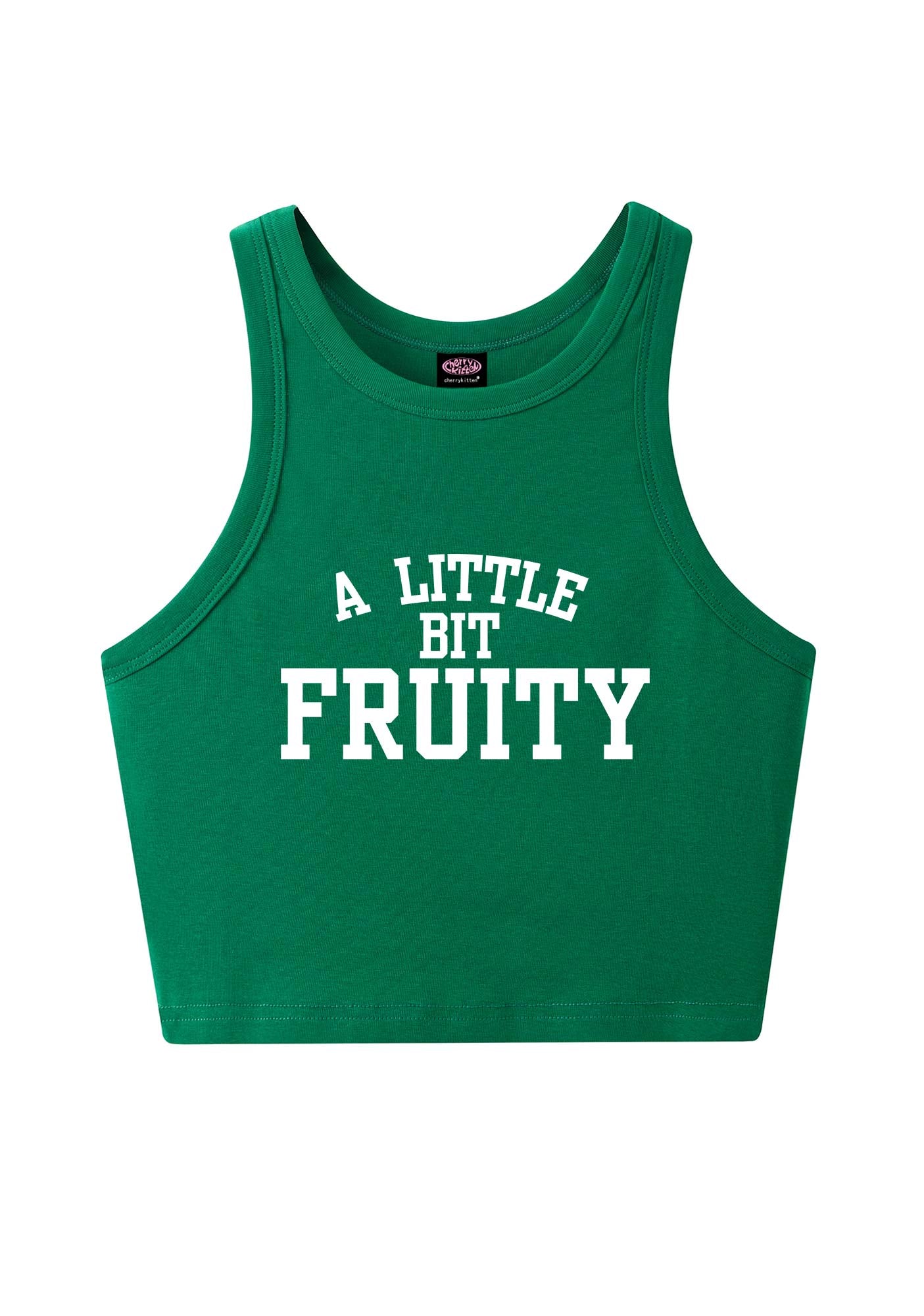 A Little Bit Fruity Pride Y2K Crop Tank Top Cherrykitten