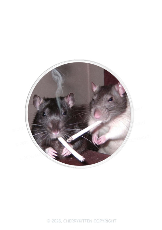 Smoking Rats Y2K Magnetic Phone Grip Holder Cherrykitten
