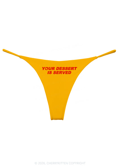 Your Dessert Is Served Y2K Bikini String Thong Cherrykitten