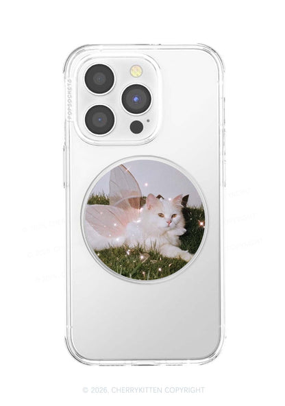 Fairy Cat Y2K Magnetic Phone Grip Holder Cherrykitten