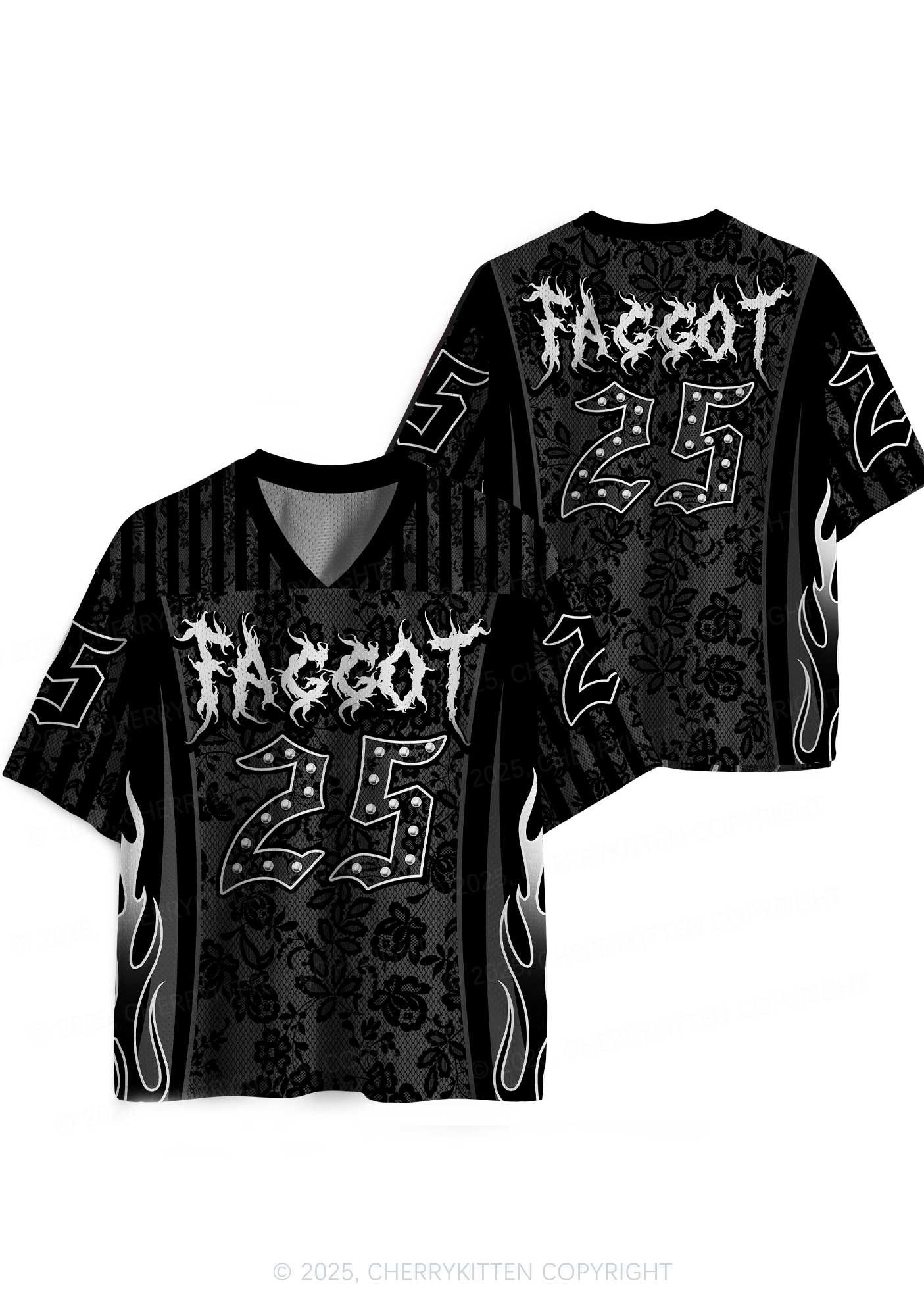 Custom Punk Faggot Pride Y2K Sport Jersey Shirts Cherrykitten