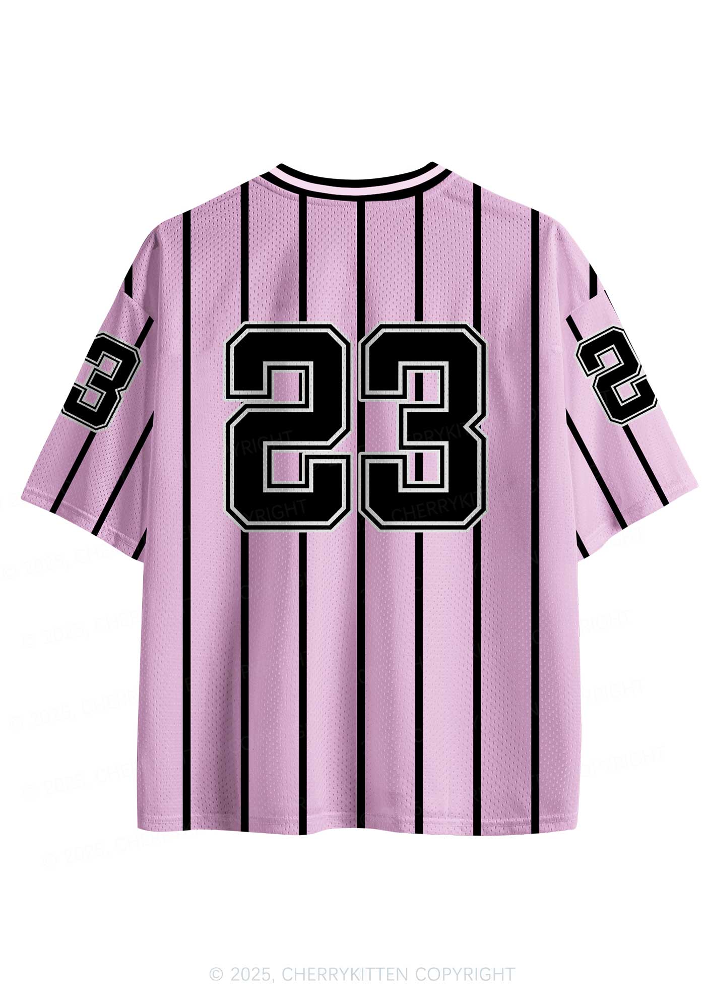 Custom Pink Striped Cxxt Y2K Sport Jersey Shirts Cherrykitten
