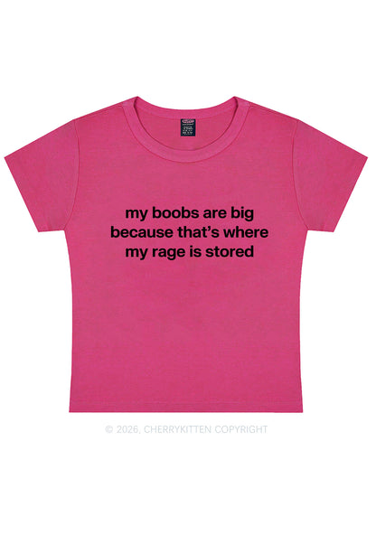 My Bxxbs Stored Rage Y2K Baby Tee Cherrykitten