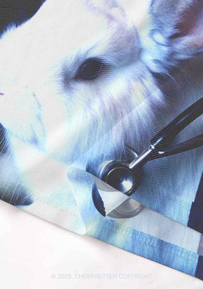 Bunny Doctor Y2K Mesh Cami Tank Cherrykitten