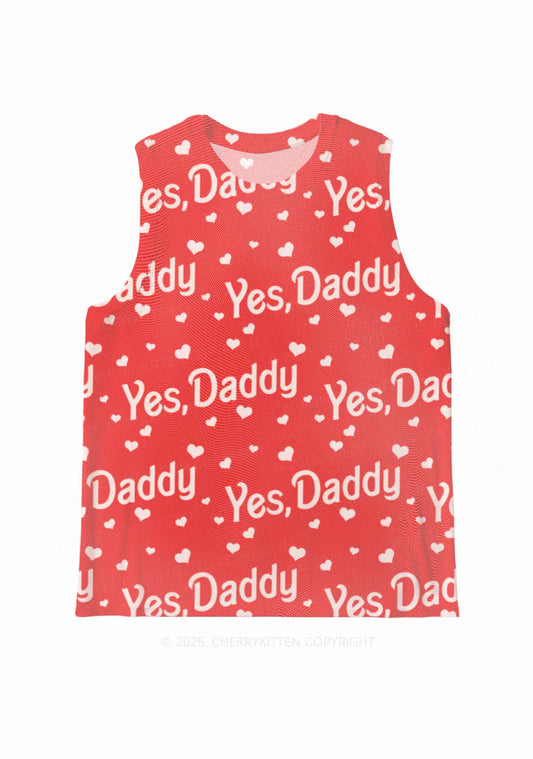 Yes Daddy Y2K Mesh Muscle Tank Cherrykitten