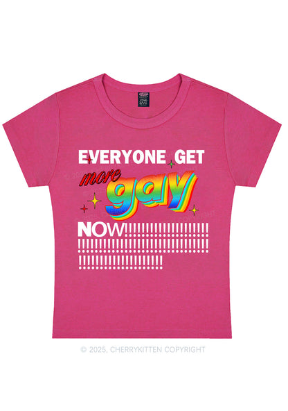 Get More Gay Pride Y2K Baby Tee Cherrykitten