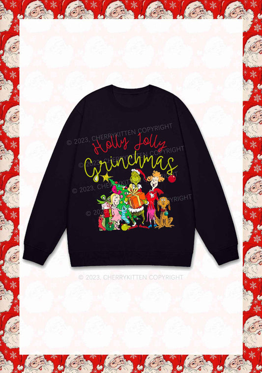 Holly Jolly Christmas Y2K Sweatshirt Cherrykitten