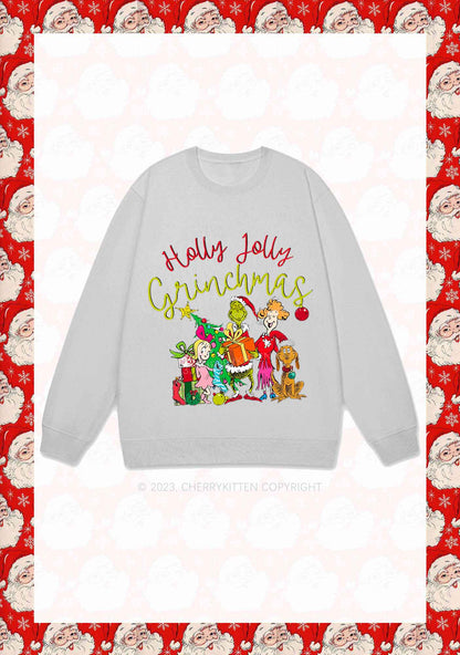 Holly Jolly Christmas Y2K Sweatshirt Cherrykitten