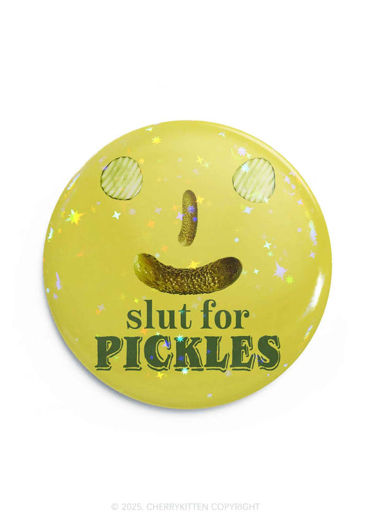 Slxt For Pickles 1Pc Y2K Pin Badge Cherrykitten