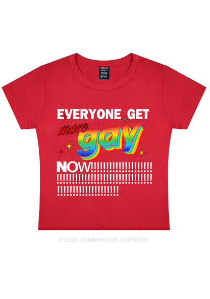 Get More Gay Pride Y2K Baby Tee Cherrykitten