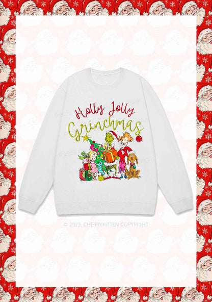 Holly Jolly Christmas Y2K Sweatshirt Cherrykitten