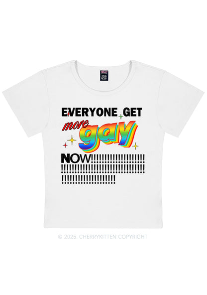 Get More Gay Pride Y2K Baby Tee Cherrykitten