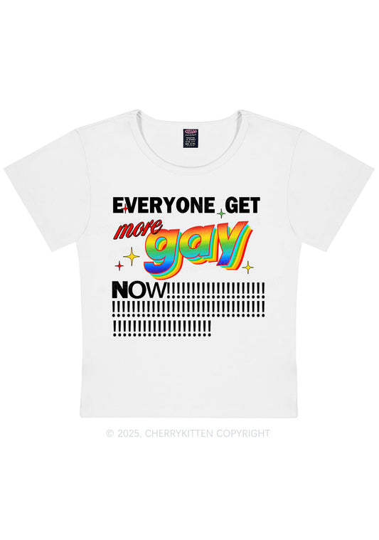 Get More Gay Pride Y2K Baby Tee Cherrykitten
