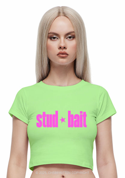 Stud Bait Pride Y2K Baby Tee Cherrykitten