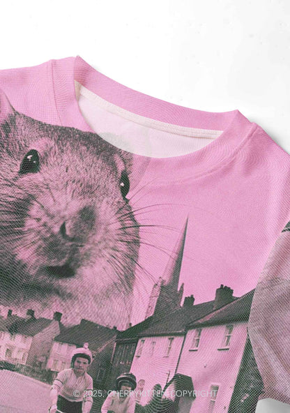 Rat Street Y2K Mesh Crop Top Cherrykitten