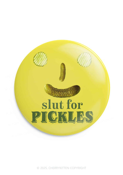 Slxt For Pickles 1Pc Y2K Pin Badge Cherrykitten