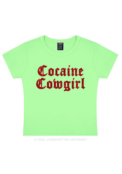 Glitter Cola Cowgirl Y2K Baby Tee Cherrykitten