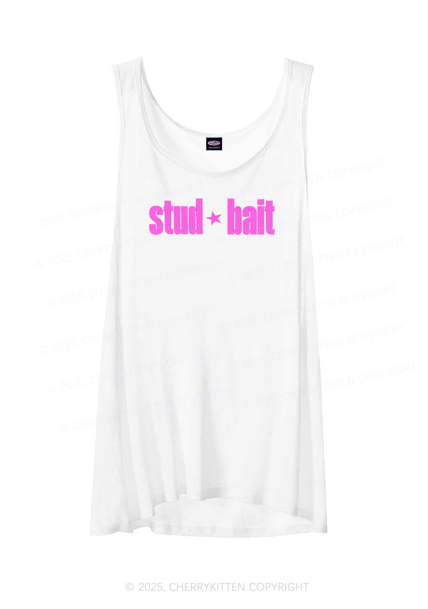 Stud Bait Pride Y2K Sheer Boyfriend Tank Cherrykitten