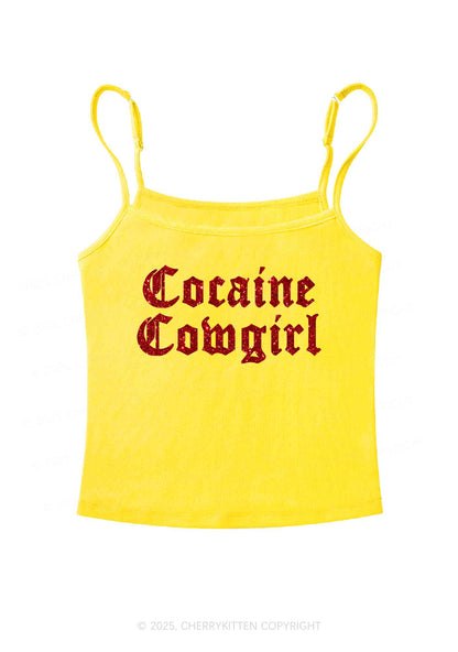 Glitter Cola Cowgirl Y2K Spaghetti Strap Cami Cherrykitten