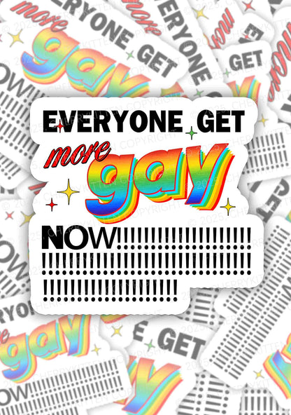 Get More Gay Pride 1Pc Y2K Sticker Cherrykitten