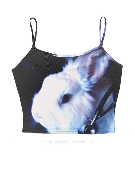 Bunny Doctor Y2K Mesh Cami Tank Cherrykitten
