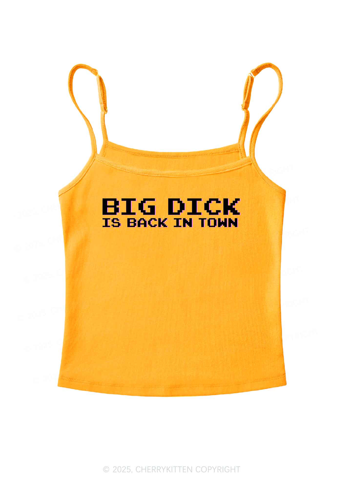 Big Is Back In Town Y2K Spaghetti Strap Cami Cherrykitten