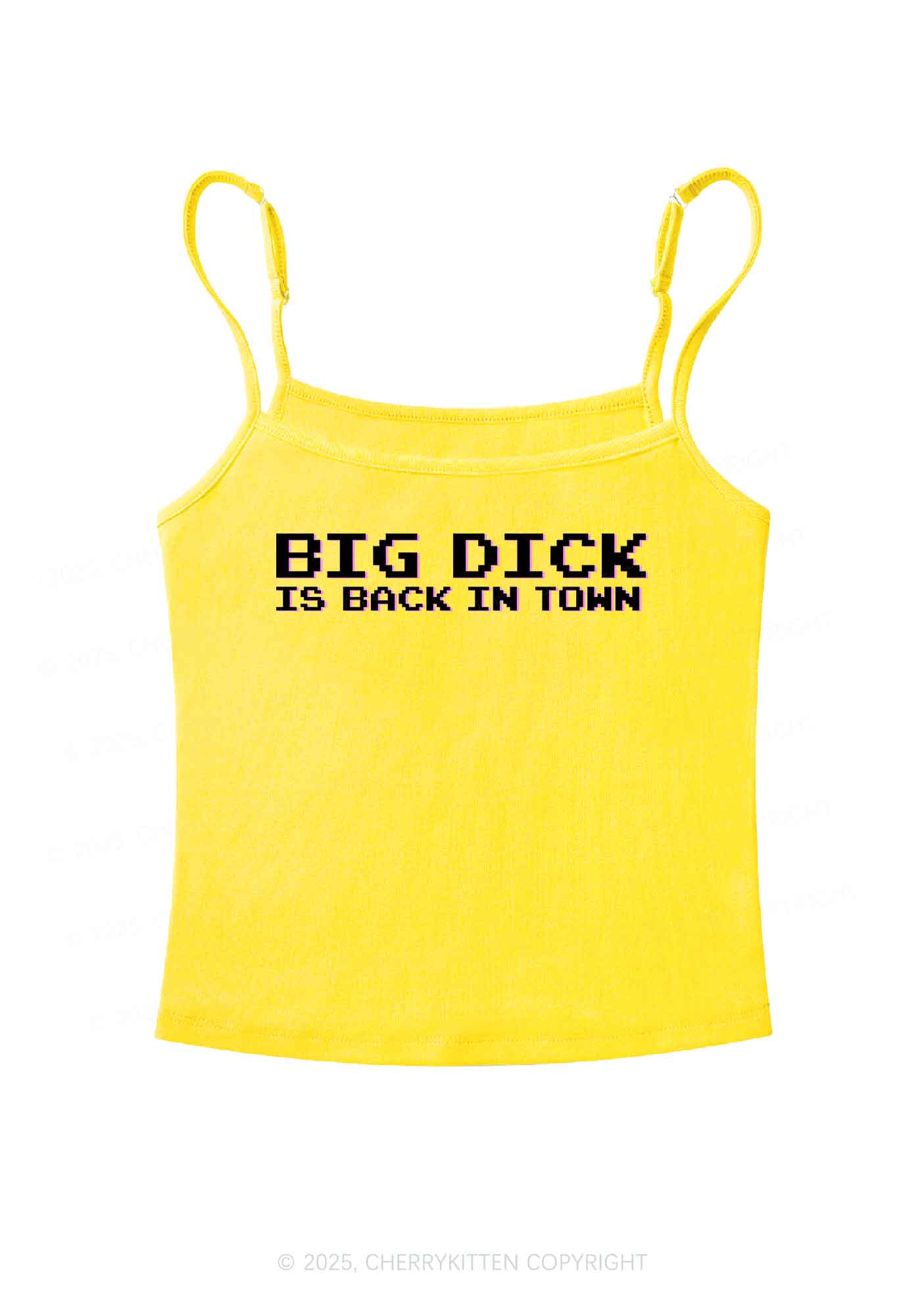 Big Is Back In Town Y2K Spaghetti Strap Cami Cherrykitten