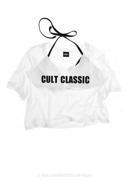 Cult Classic Y2K Sheer Crop Tee Cherrykitten