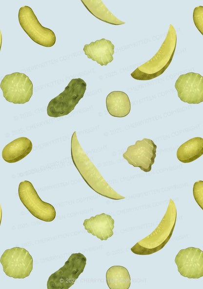 Dill Pickle Y2K Print Bikini Set Cherrykitten