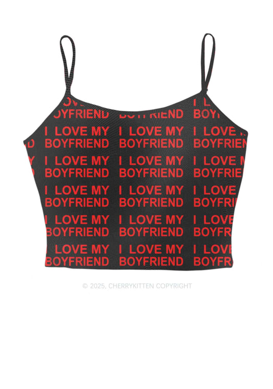 I Love My Boyfriend Y2K Mesh Cami Tank Cherrykitten