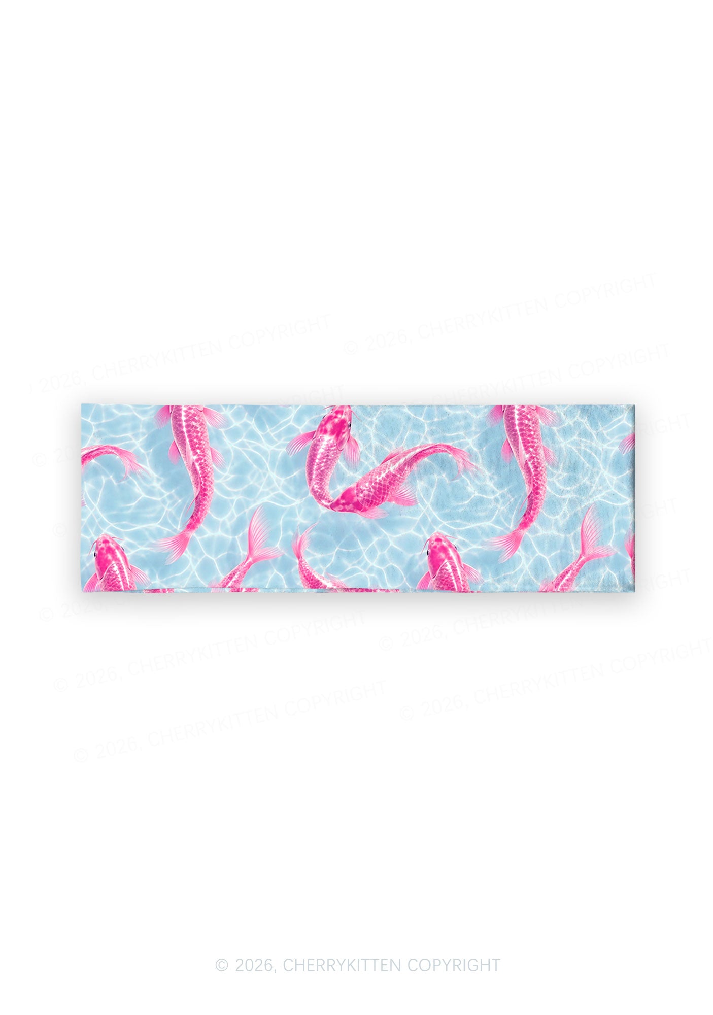 Pink Koi Fish Y2K Print Headband Cherrykitten