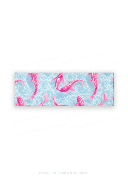 Pink Koi Fish Y2K Print Headband Cherrykitten