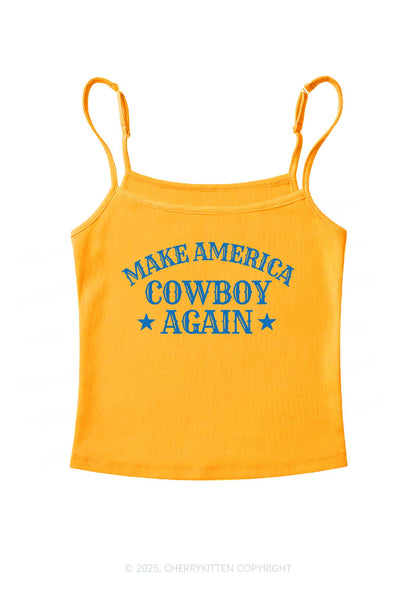 Cowboy Again Y2K Spaghetti Strap Cami Cherrykitten