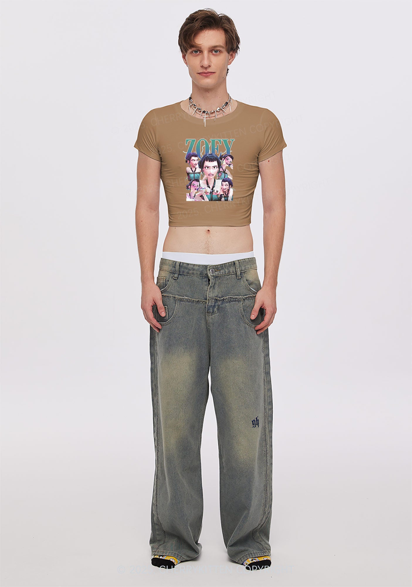 Kpop Girl Y2K Baby Tee Cherrykitten