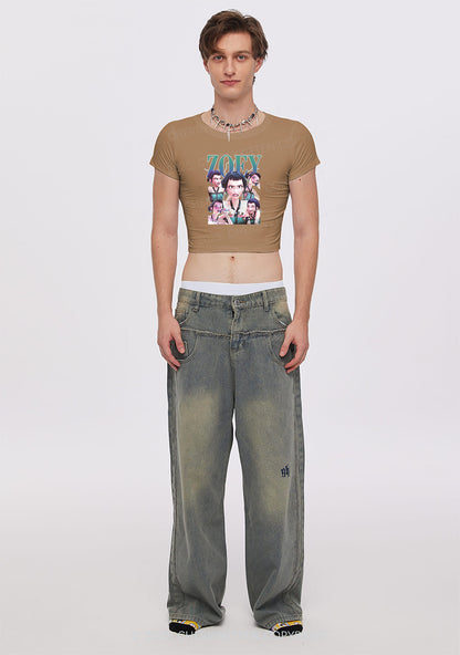 Kpop Girl Y2K Baby Tee Cherrykitten