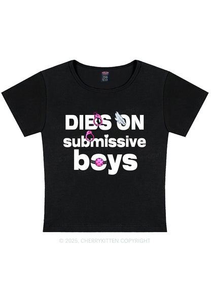 Dibs On S Boys Y2K Baby Tee Cherrykitten
