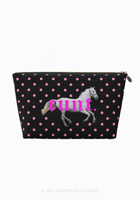 Cxxt Pony Y2K Makeup Bag Cherrykitten