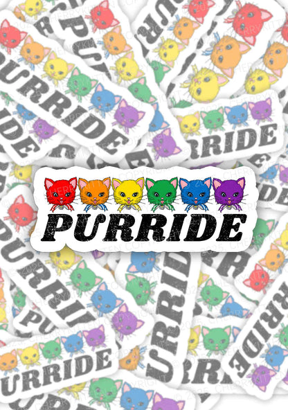 Purride Cat Pride 1Pc Y2K Sticker Cherrykitten
