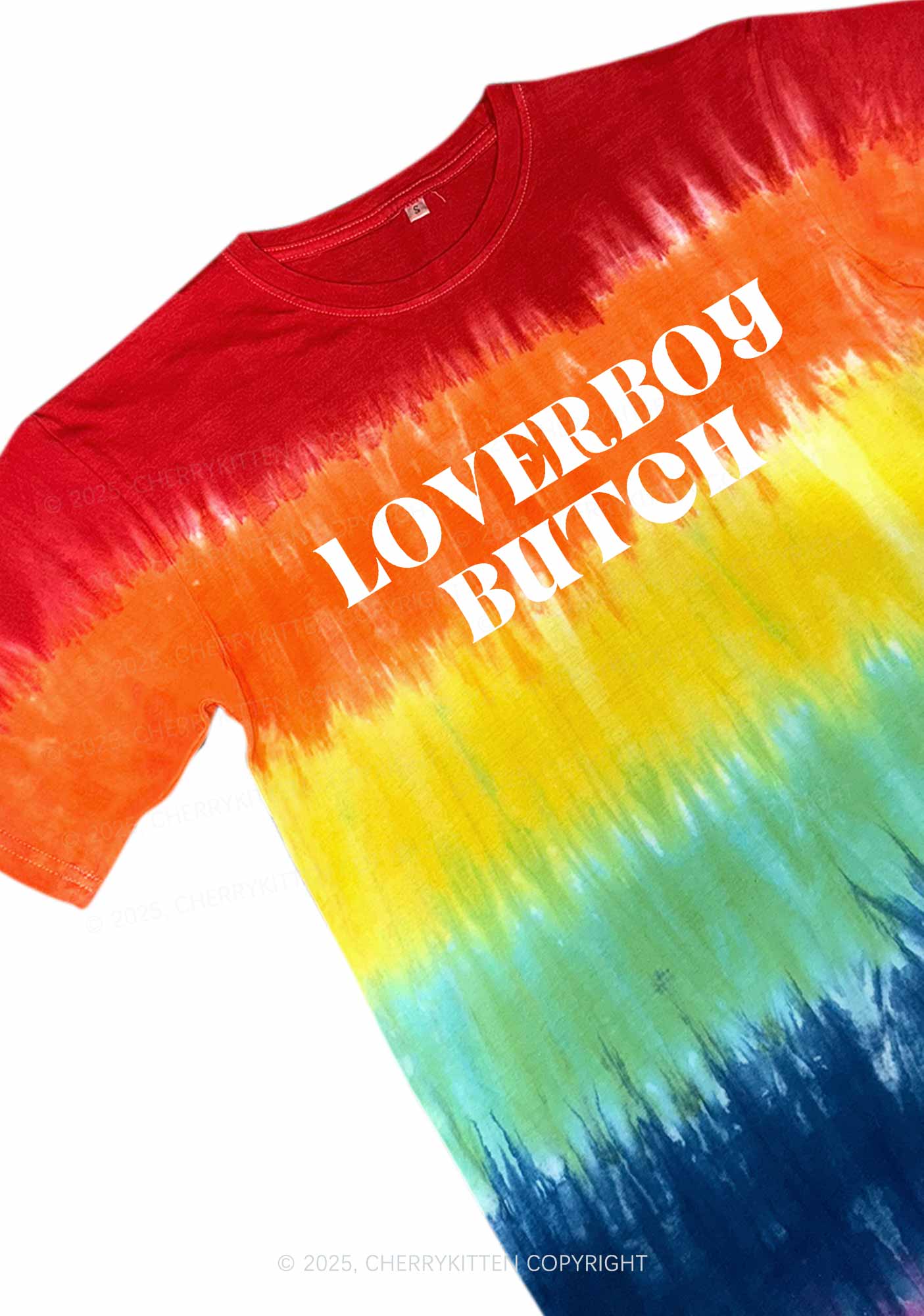 Loverboy Butch Y2K Tie Dye Shirts Cherrykitten