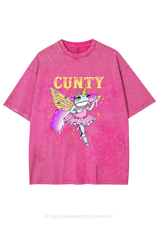 Cxxty Fairy Frog Y2K Shirts Washed Tee Cherrykitten