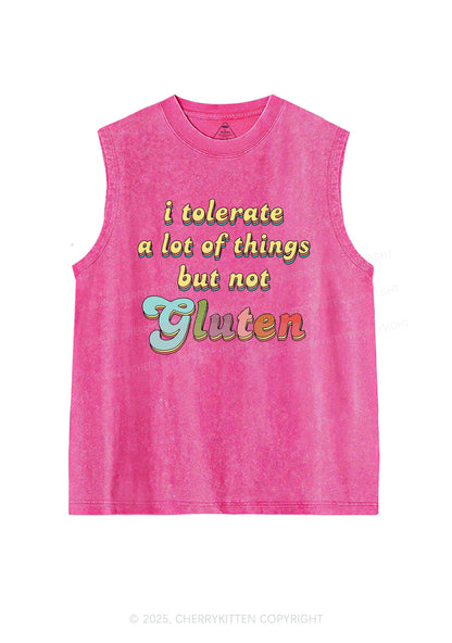 Tolerate Gluten Y2K Washed Muscle Tank Cherrykitten