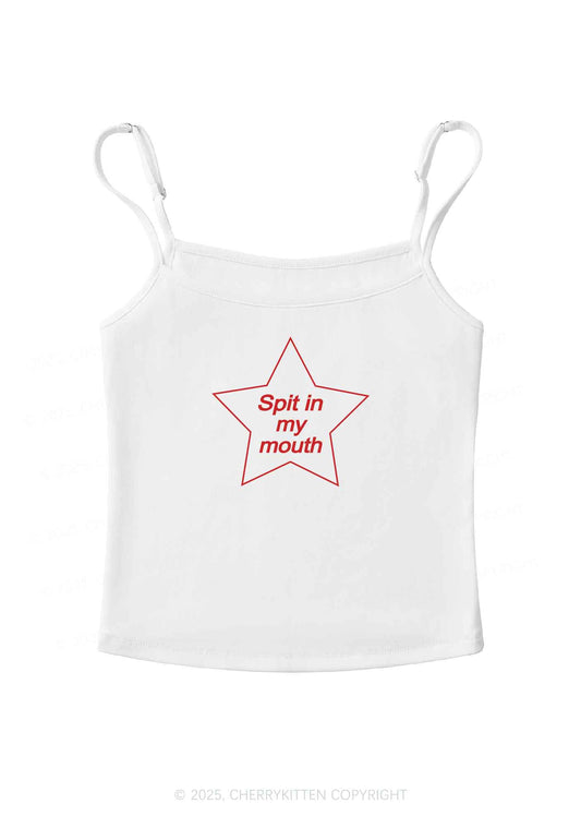 Spit In My Mouth Y2K Spaghetti Strap Cami Cherrykitten