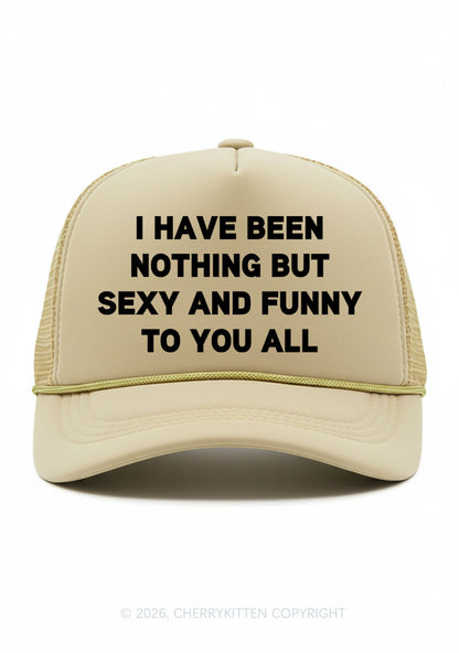 I Have Been Funny Y2K Trucker Hat Cherrykitten