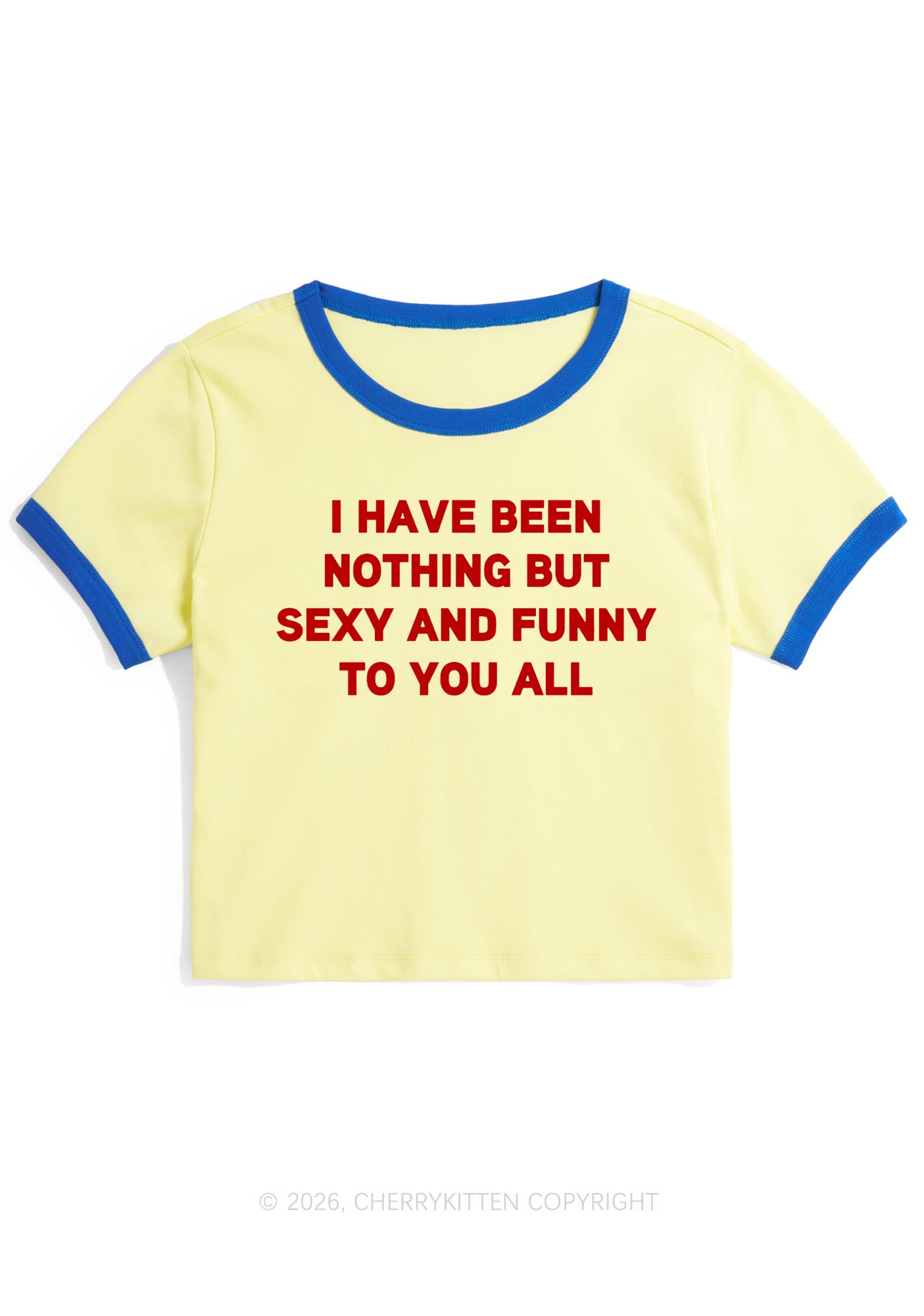 I Have Been Funny Y2K Ringer Tee
